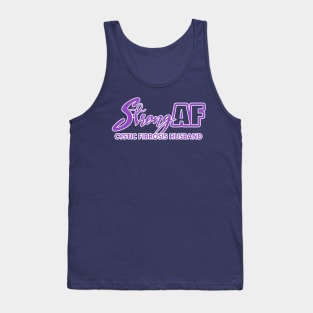 Strong AF Cystic Fibrosis Husband Tank Top